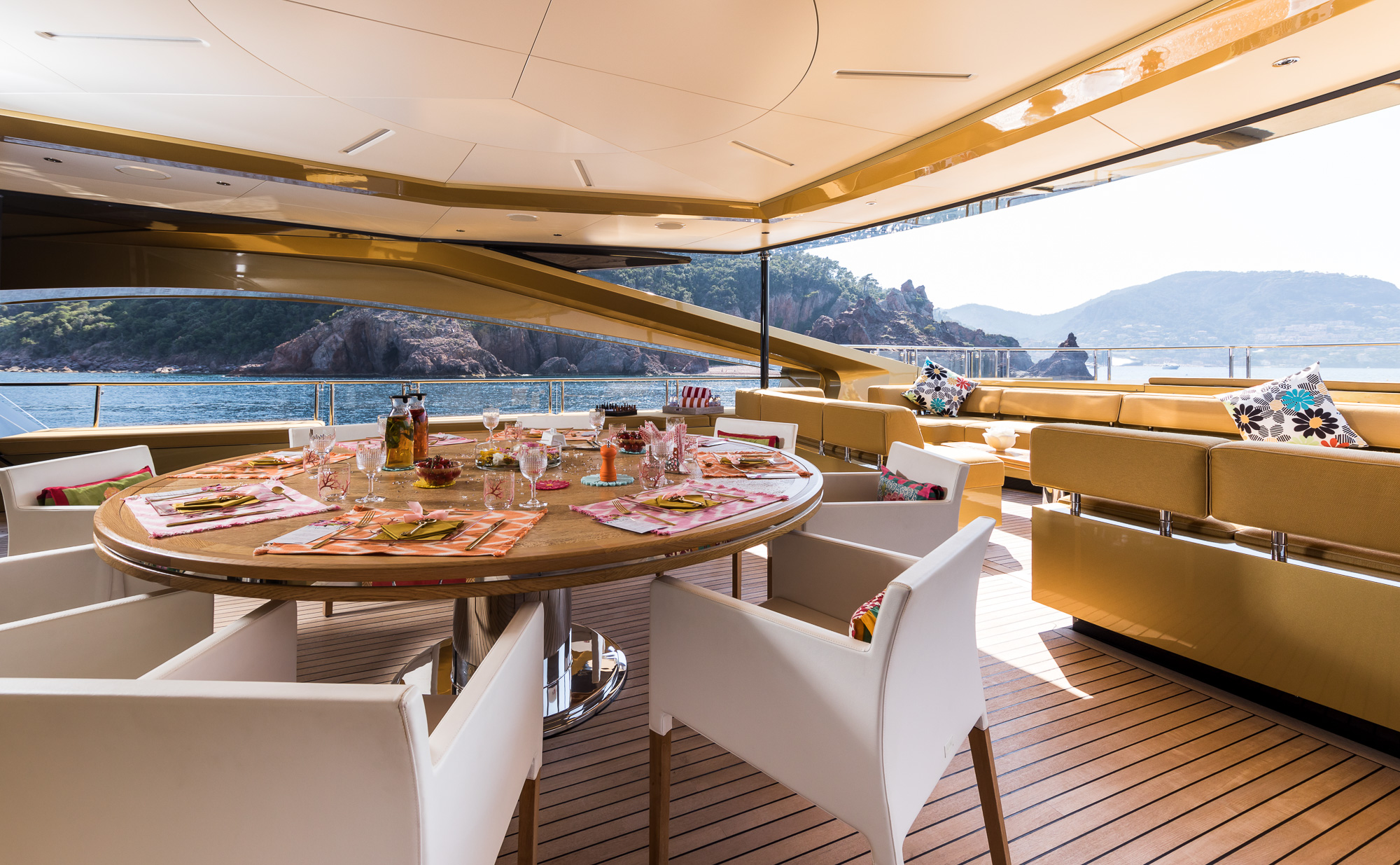 khalilah yacht interior